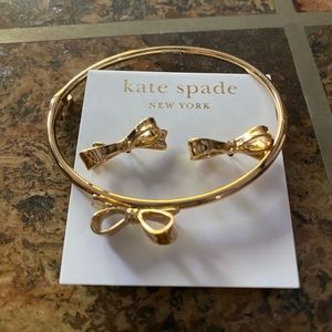 Kate Spade Earrings and Cuff
